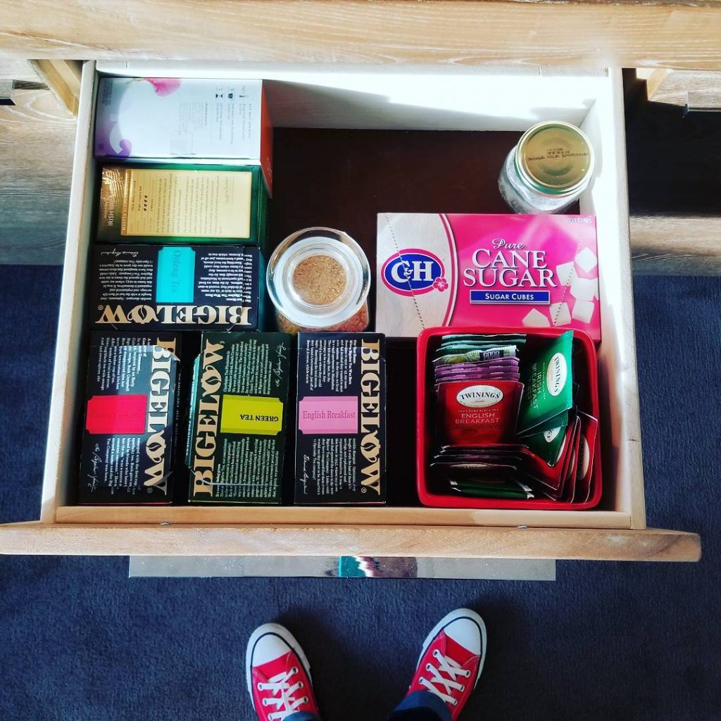 drawer of tea