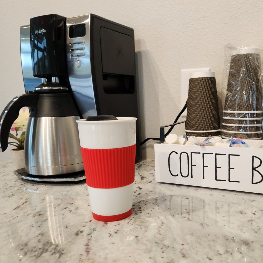 Ceramic travel cup